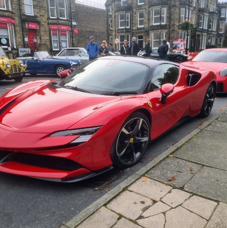 Red Ferrari SF90 Stradale